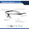 Ge Safety Glasses, Anti-Fog & Anti-Scratch, Clear Lens, Gray Frame GE308CAF - alternate 2